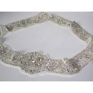 Rhinestone AB belt sash, rhinestone bridal wedding dress belt sash bridal belt